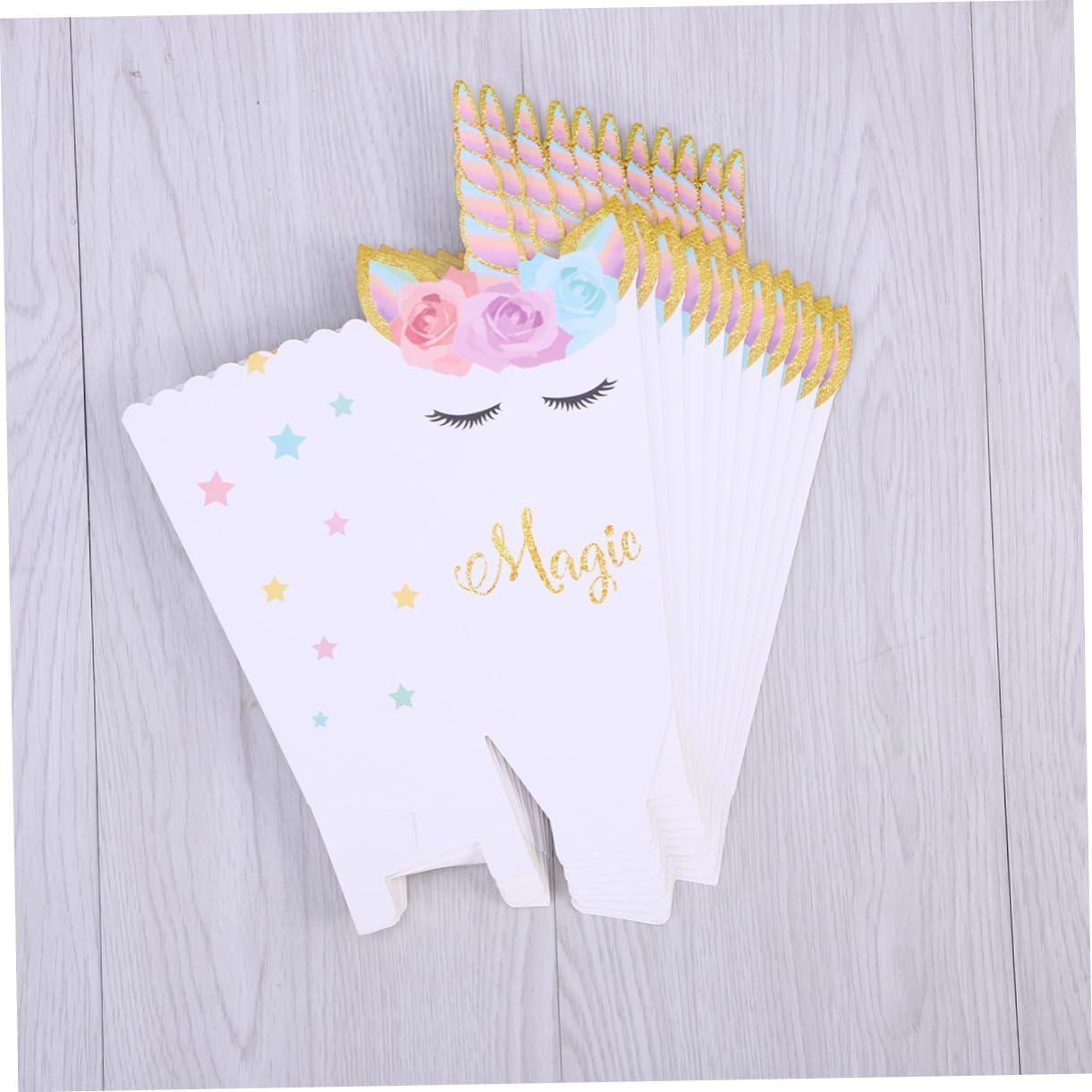 Bolsa de papel de palomitas de maíz, bolsa de comida de papel, contenedor de dulces para bebés, soporte para bolsa de palomitas de maíz, bolsa de