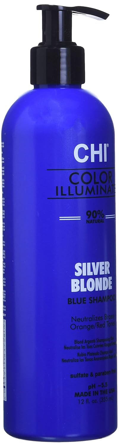 CHI Color Illuminate Champú Rubio Plateado, 12 Fl Oz