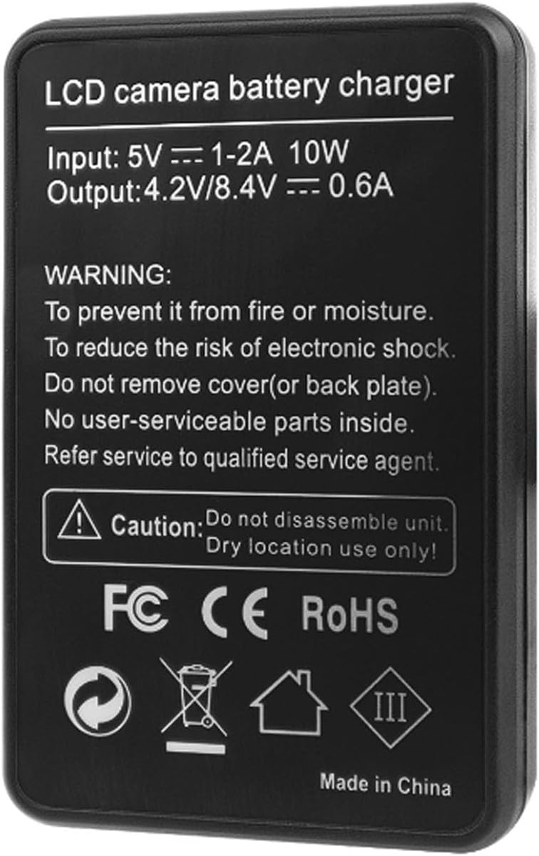 Cargador de batería para Panasonic DMW-BLA13, DMW-BLA13E, DMW-BLA13PP