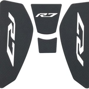 Para Yamaha YZF R7 2021 2022 motocicleta antideslizante adhesivo tanque tracción almohadilla lateral rodilla agarre protector accesorios Para Yamaha YZF R7 2021 2022 motocicleta antideslizante adhesivo tanque tracción almohadilla lateral rodilla agarre protector accesorios