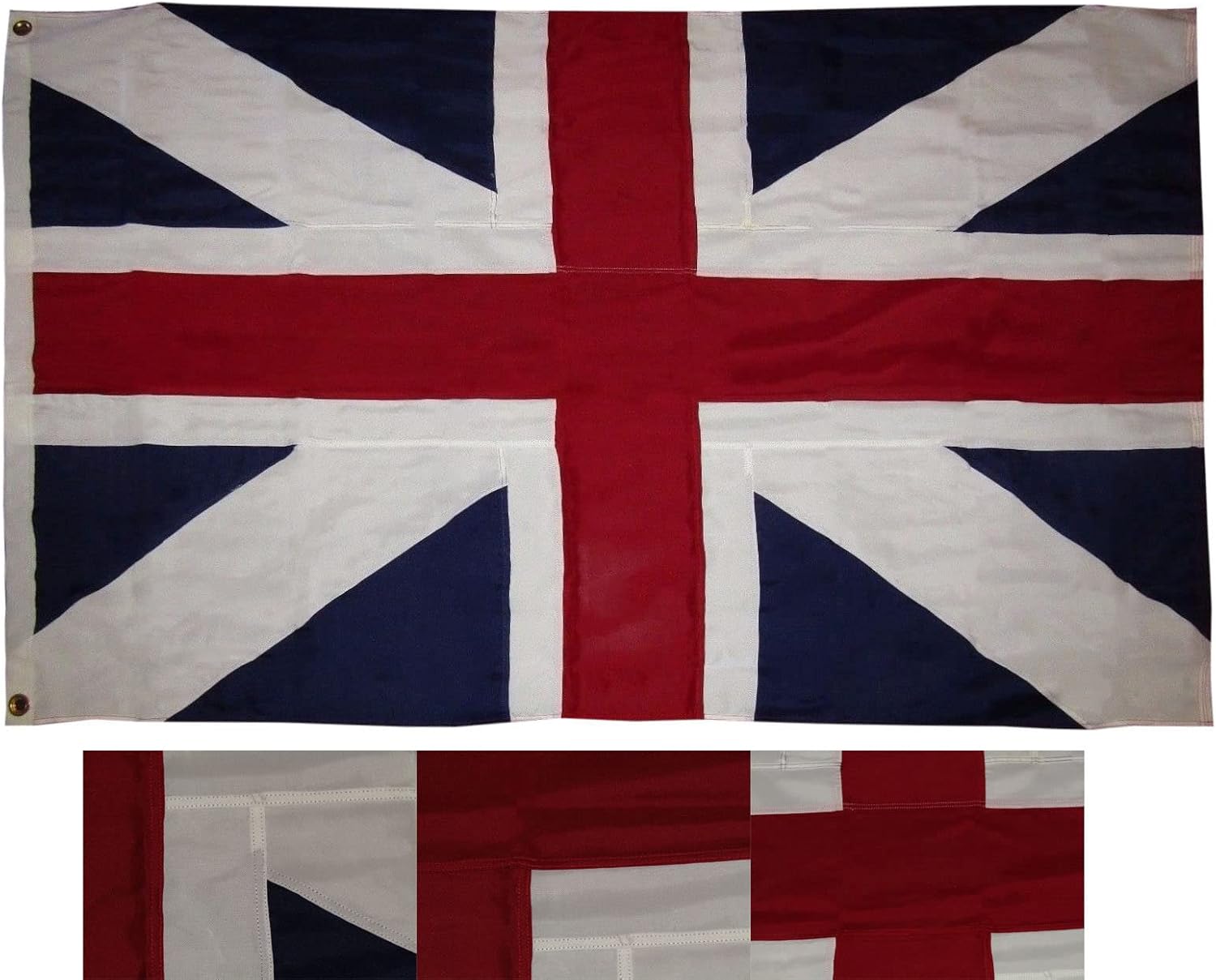 Premium 4×6 Embroidered Sewn Colors Histroical 600D 2ply Nylon Flag 4’x6′
