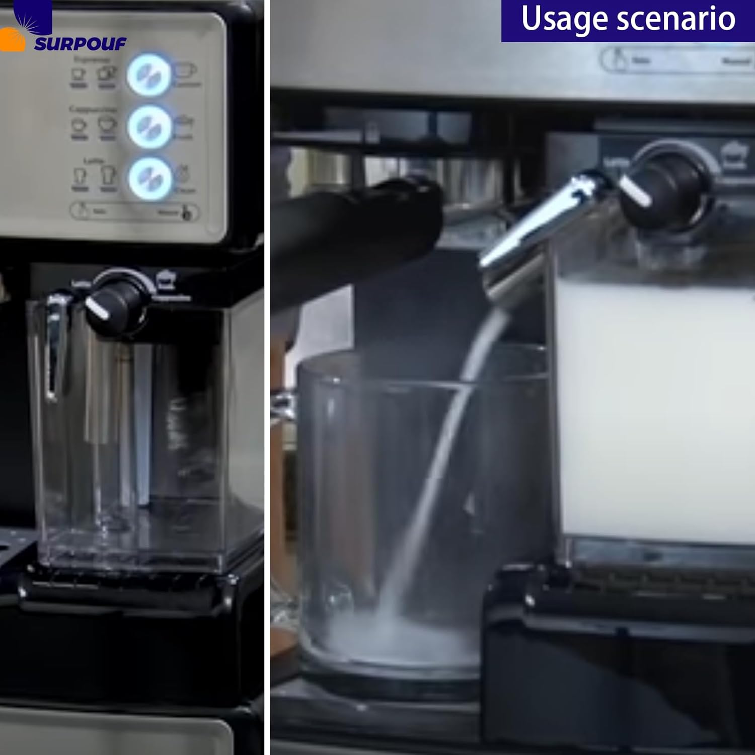 162416-000-000 Tubo de Silicona Compatible con Mr.Coffee BVMC-ECMP1000 Espresso Maker