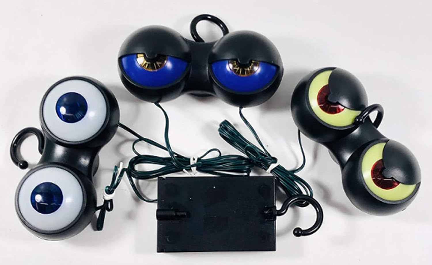 Peep N’ Peepers Luces de Halloween con ojos intermitentes a pilas con temporizador automático (1 juego)