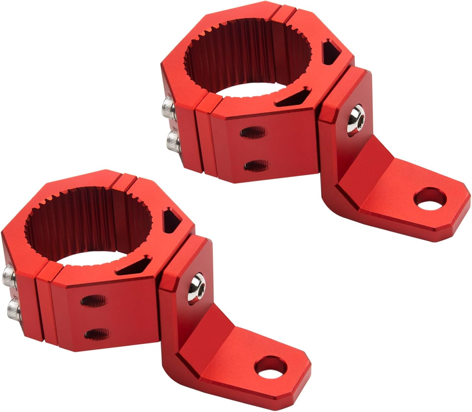 Soporte para látigo UTV, soporte de montaje de luz de bandera de látigo de aleación de aluminio, orificio giratorio de 360 ajustable para jaula de