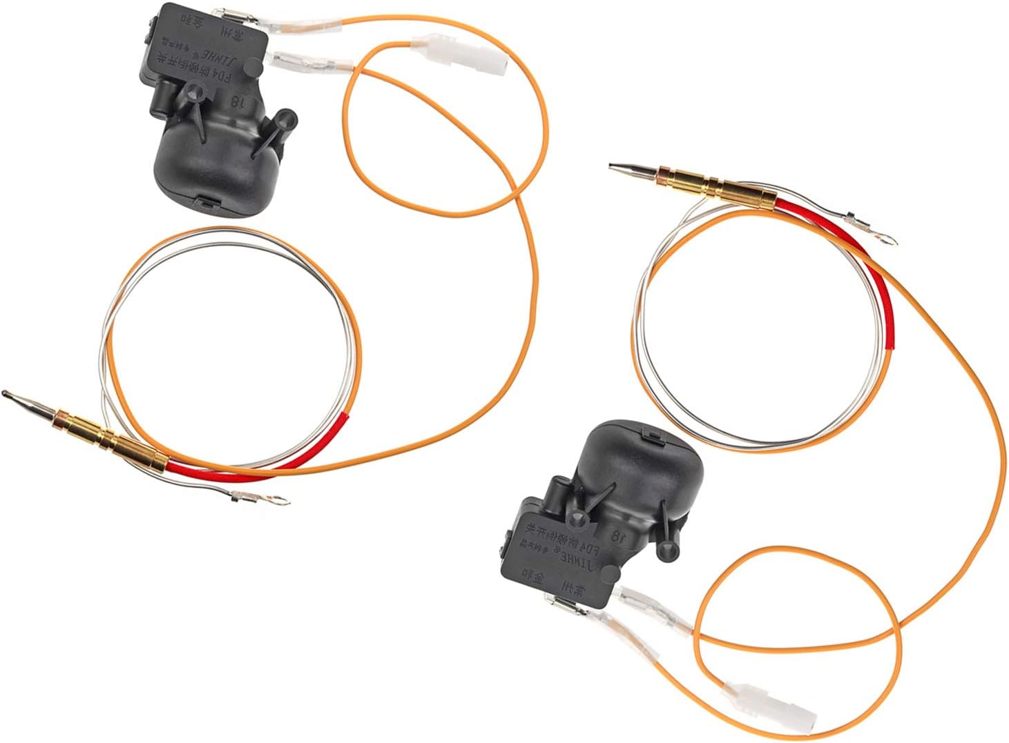 2 paquetes de termopar de calentador de tanque de propano 2304885, F237349 y FD4, kit de montaje de seguridad de termopar tipo sujetador, compatible