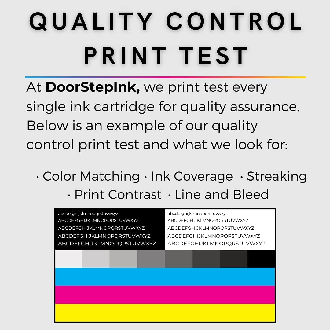 DoorStepInk Recambios de cartucho de tinta remanufacturados en los Estados Unidos para HP 962, negro, cian, magenta, amarillo, paquete de 4 para