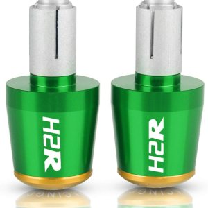 Tapa de extremo de mango de motocicleta compatible con Kawasaki Ninja H2R 2015-2018 – Tapón de extremo para manillar de motocicleta Tapa de extremo de mango de motocicleta compatible con Kawasaki Ninja H2R 2015-2018 – Tapón de extremo para manillar de motocicleta