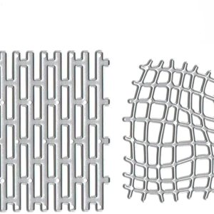 Red irregular de ladrillo de metal, troqueles irregulares, troqueles de red de pared, plantillas en relieve, molde de plantilla para decoración de Red irregular de ladrillo de metal, troqueles irregulares, troqueles de red de pared, plantillas en relieve, molde de plantilla para decoración de