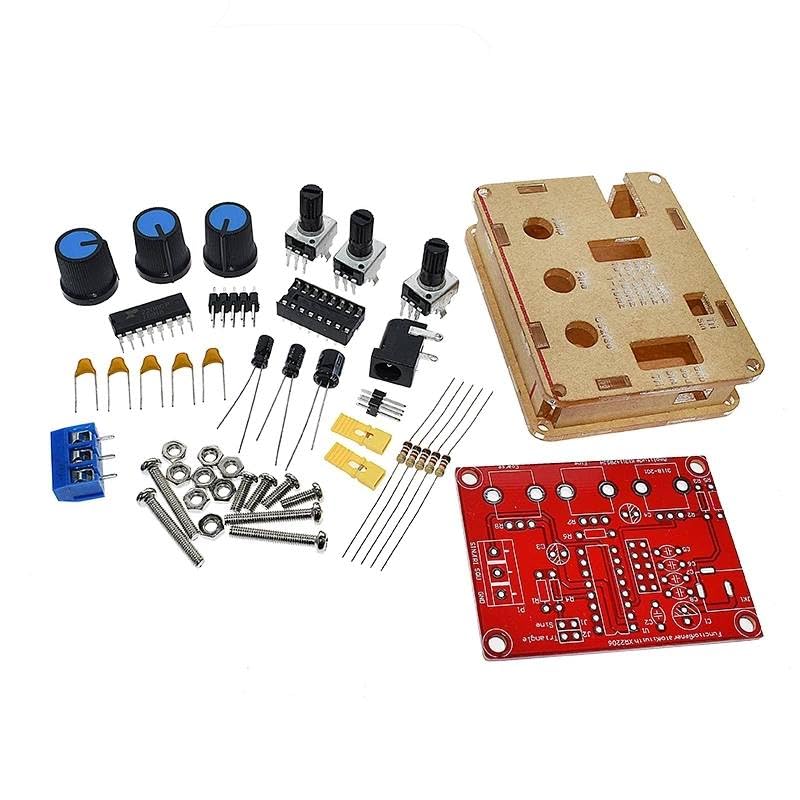 XR2206 Función Generador de Señal Kit DIY SinoTriánguloCuadrado Salida 1Hz-1MHz Generador de Señal Amplitud de Frecuencia Ajustable