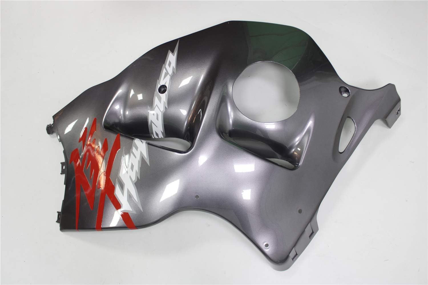 Carenado completo de plástico gris rojo apto para 1997-2007 GSXR 1300 Hayabusa Gen1 Molde de inyección ABS Nuevo Aftermarket Carrocería Kit de