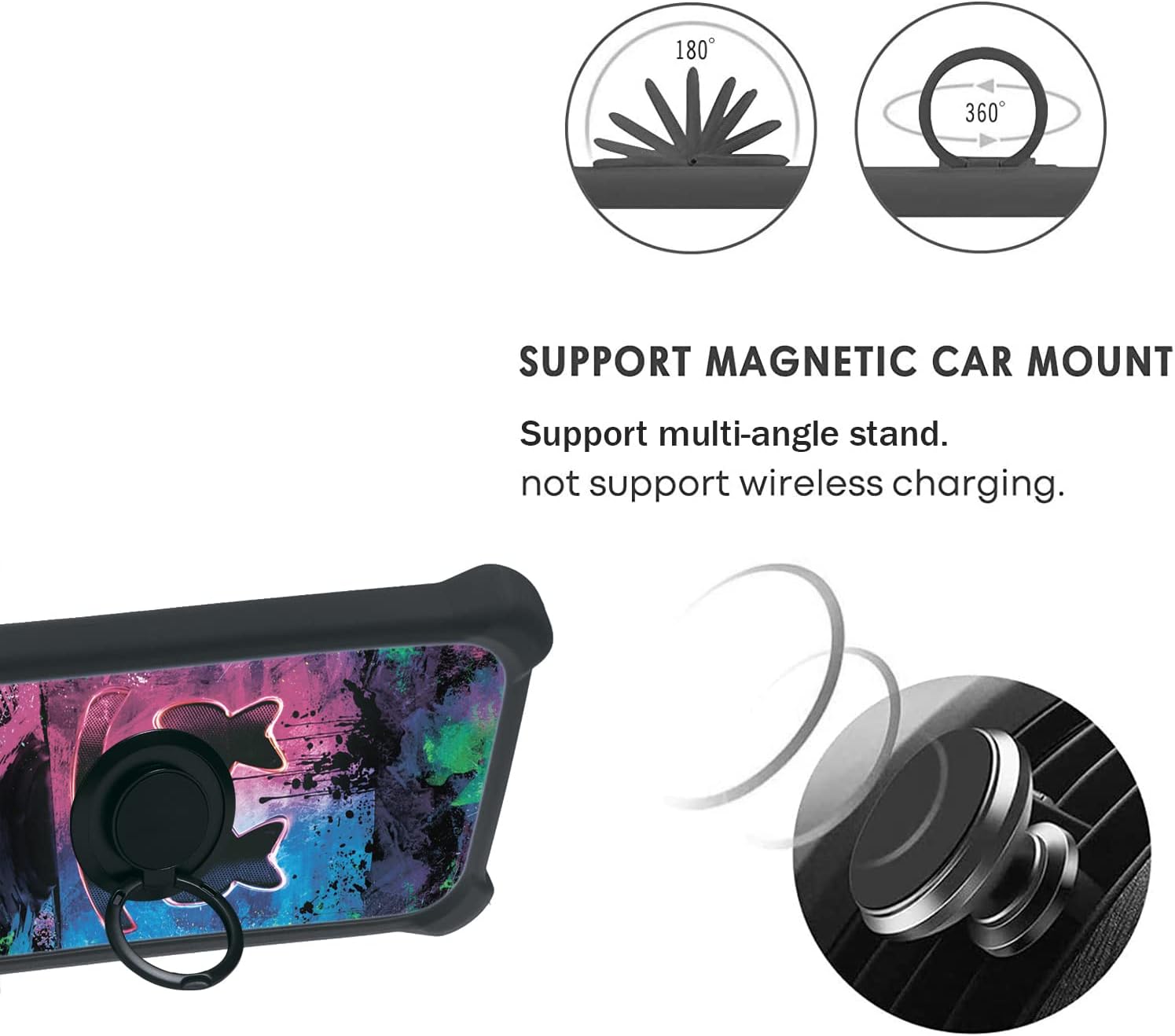 Aroepurt TCL 40 XL SE T – Funda compatible con TCL 40T para TCL 40XL, con protector de pantalla de vidrio templado, policarbonato duro + silicona
