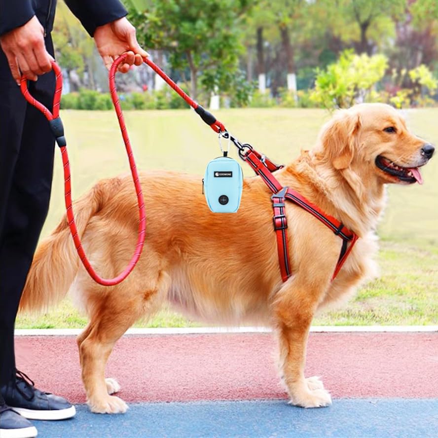 COOWONE Bolsa de golosinas para perros con clip, bolsas de golosinas para entrenamiento de mascotas, bolsa de golosinas para perros pequeños, bolsa