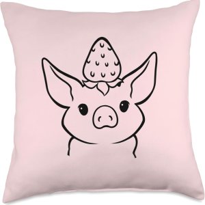 Cute Sow – Almohada de cerdo con diseño de cerdo, 18 x 18 pulgadas, multicolor Cute Sow – Almohada de cerdo con diseño de cerdo, 18 x 18 pulgadas, multicolor