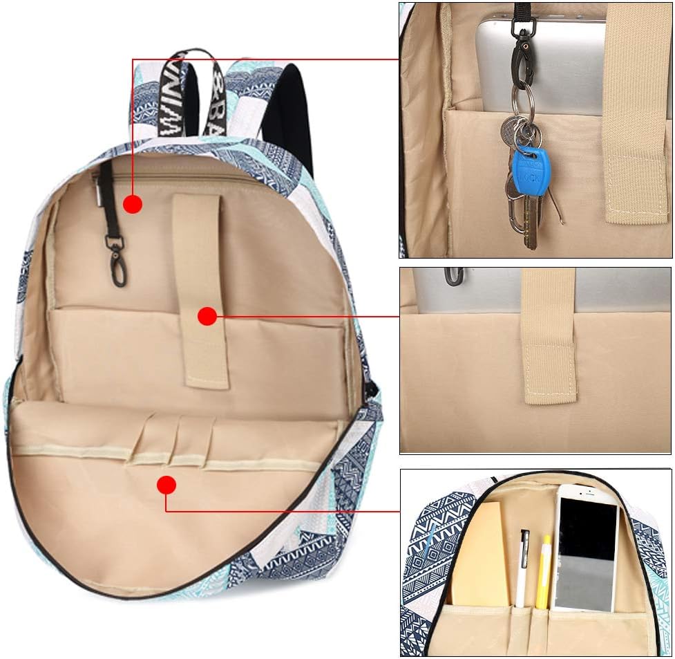 Mygreen – Mochila escolar con bonitos diseños para niños y niñas, 11.5 x 15.7 x 5.1 pulgadas