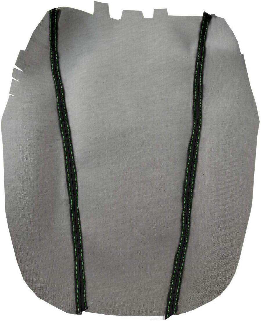 Autoguru Funda para reposabrazos de consola central hecha para Hyundai Azera 2012-2017, color negro, puntada verde