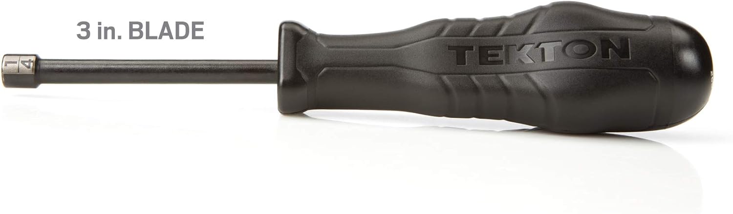 TEKTON Destornillador de tuerca de hoja de óxido negro de alto par de torsión de 14 pulgadas  26863