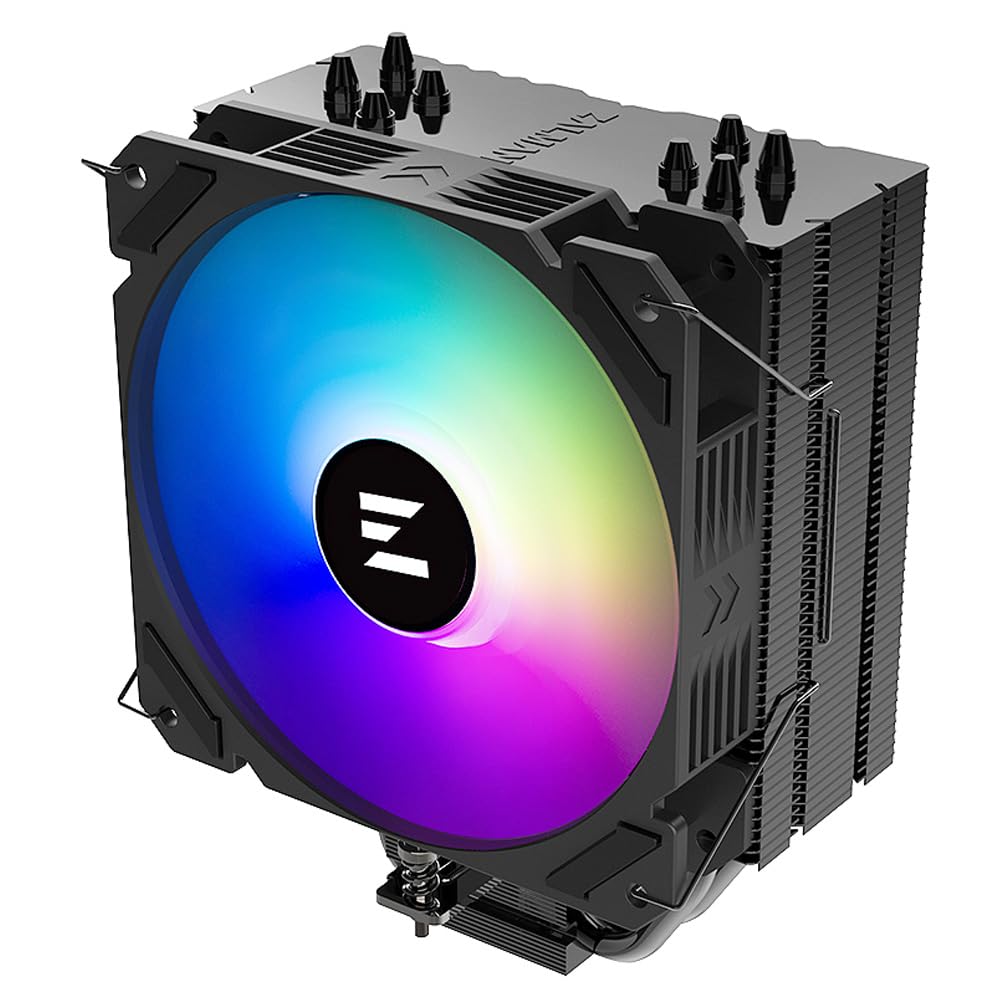 Zalman CNPS9X Performa ARGB Ventilador de aire para CPU  Conector de 5 V de 3 pines  TDP de 180 W  Ventilador de 4.724 in  4 tubos de calor de tacto