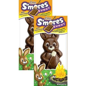 Fruidles Easter S’mores Bunny – Chocolate sólido con leche grande, golosinas navideñas, chocolate con leche saborizado con trozos de galletas Graham Fruidles Easter S’mores Bunny – Chocolate sólido con leche grande, golosinas navideñas, chocolate con leche saborizado con trozos de galletas Graham