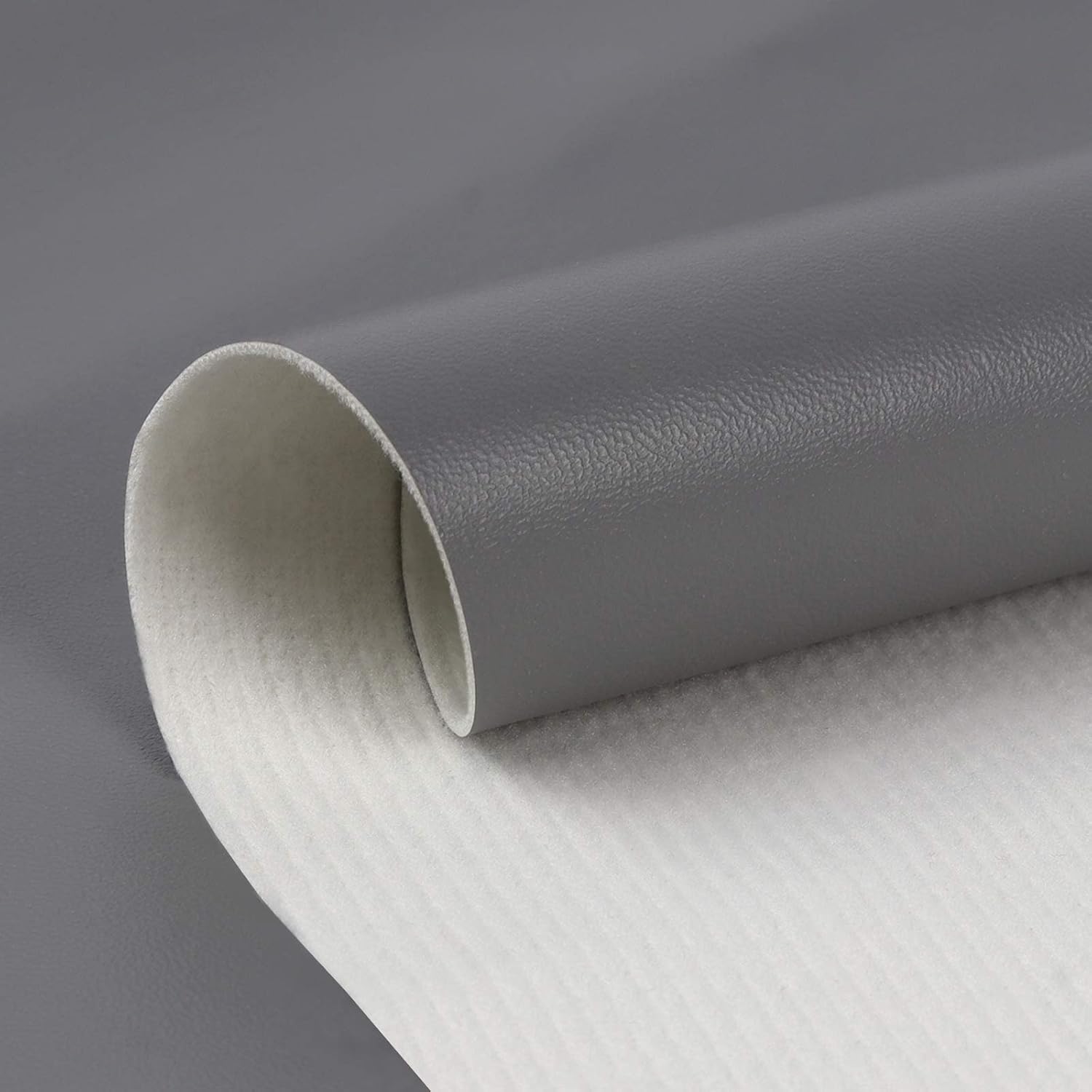 Tela de cuero sintético de vinilo de 0.031 in de grosor, material impermeable de vinilo marino suave, hojas de cuero de tapicería suave, reparación