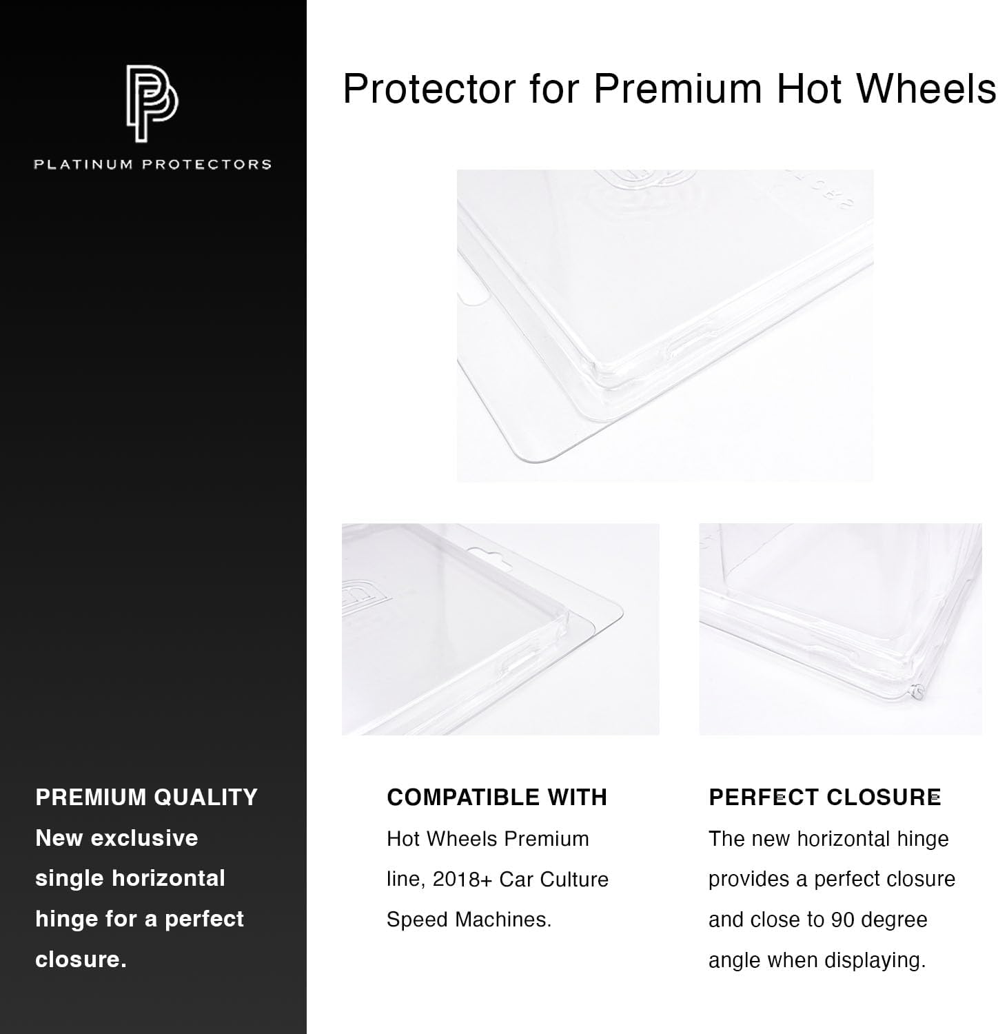 Funda blíster para Hot Wheels Premium Line & Car Culture (25 unidades)