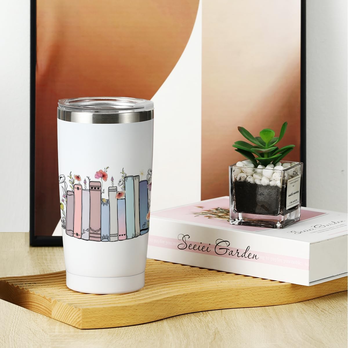 Vaso inspirado para decoración de libros, taza de café, regalos de amor con música, regalos para amantes de los libros, regalos para mujeres y