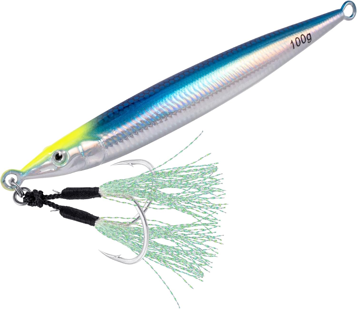 Dr.Fish Jigs verticales de agua salada Señuelos de jigging de velocidad de mar profundo Plantillas de hundimiento rápido Señuelos de pesca de agua