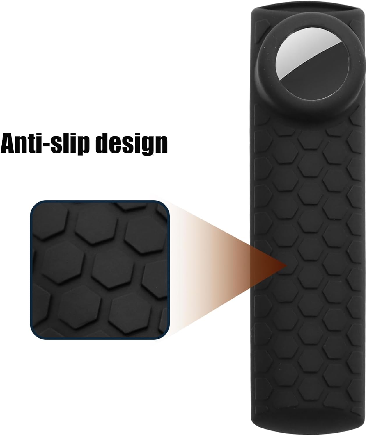Funda para Toshiba Remote Airtag Glow para Insignia TV NS-RCFNA-21 CT-RC1US-21 CT-95018 Alexa Voice Remote Control con Holde para Adhesivo de