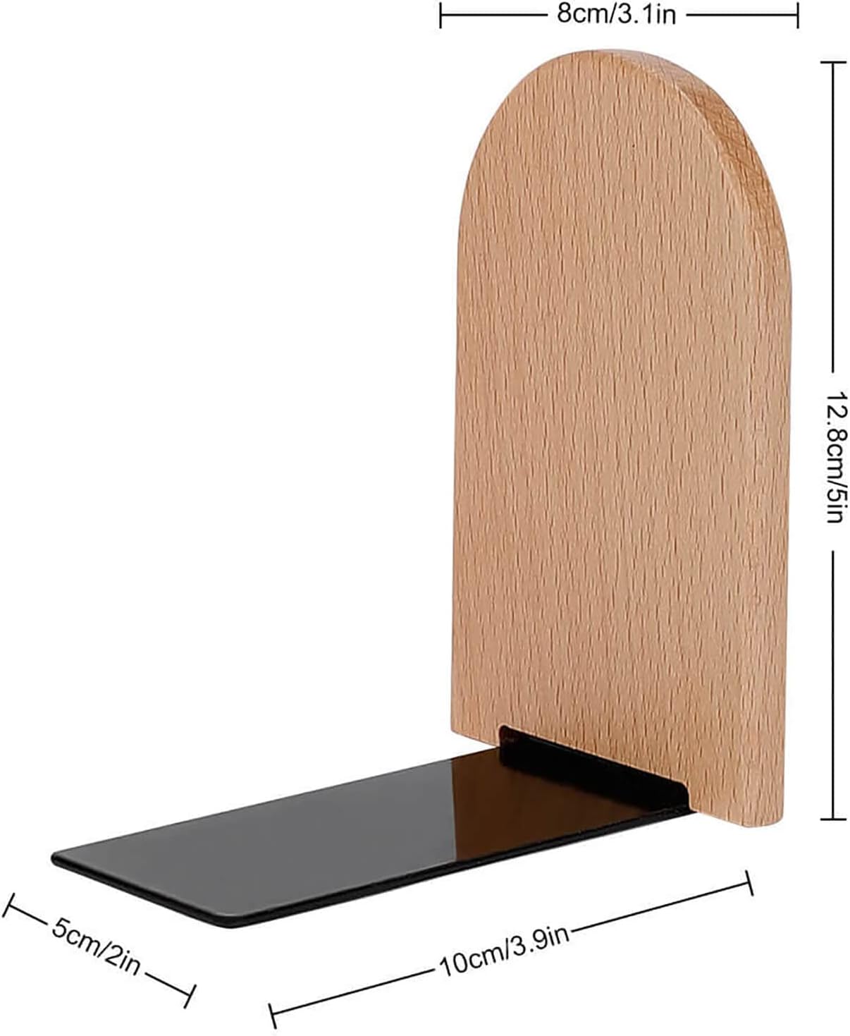 Sujetalibros decorativos de madera retro de abejas en flores silvestres para estantes, habitación de los niños, escritorio en casa, oficina, tapones