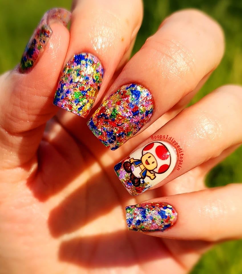 Polvo acrílico “MK” que brilla en la oscuridad, diseños de arte de uñas, polvo de inmersión para manicura o pedicura para uso doméstico o salón.