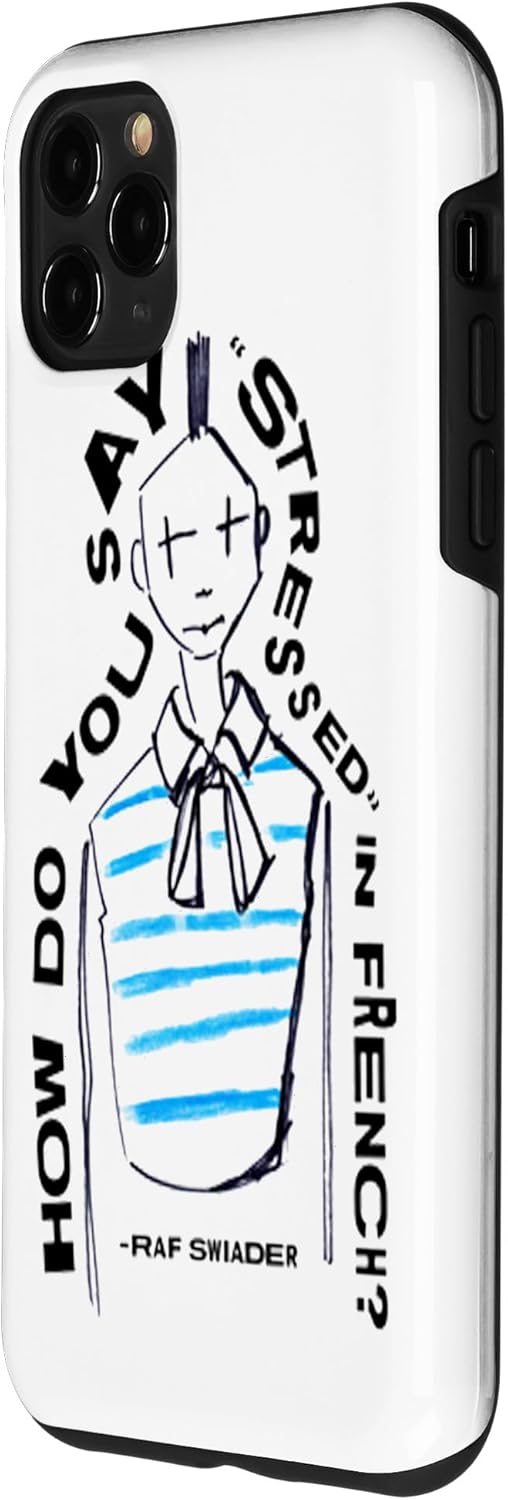 Marca Tienda  Making the Cut iPhone 11 Pro Max “How do you say ‘stressed’ in francés” Funda de diseño