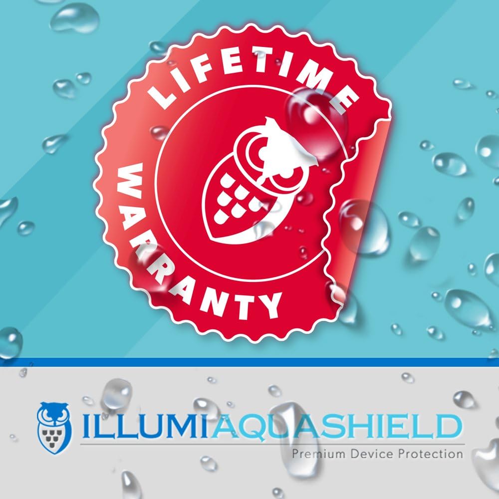 ILLUMI AquaShield – Protector de pantalla compatible con Xiaomi Mi Band 7 (paquete de 6) sin burbujas de alta definición transparente y flexible