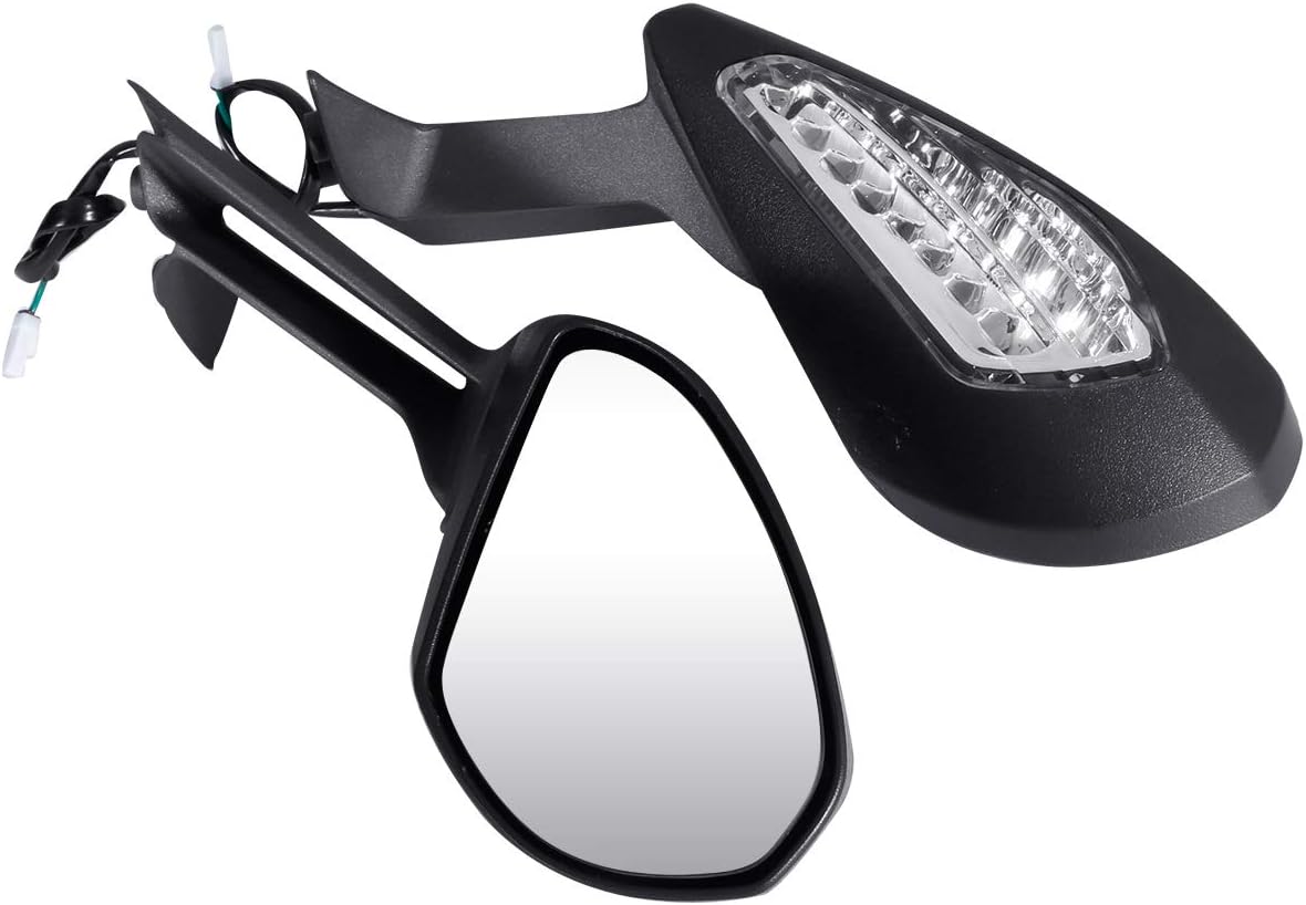 XMT-MOTO Espejos retrovisores con luces direccionales para Ducati 1299 Panigale S 2015-2016, Ducati 959 S Panigale 2016