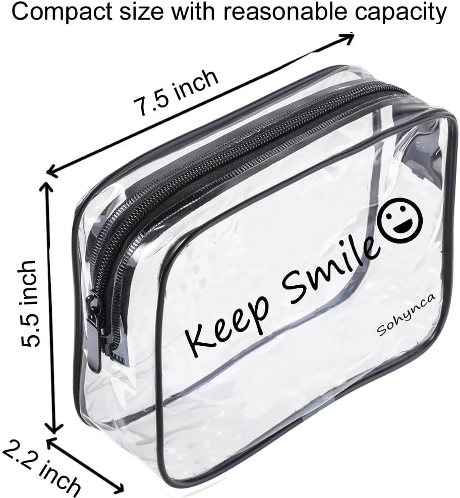 Bolsa de aseo de PVC transparente, impermeable, bolsa de cosméticos, minimalista, bolsa de maquillaje, pequeña bolsa de cosméticos ordenada, bolsa