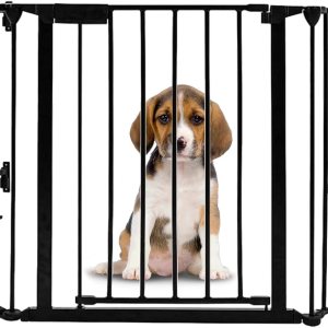 Nisorpa Dog Gate Escalera Puerta Escalera Barrera Perro Corralito de 30 pulgadas de alto, 120 pulgadas de ancho, Cerca de chimenea con Cerradura de Nisorpa Dog Gate Escalera Puerta Escalera Barrera Perro Corralito de 30 pulgadas de alto, 120 pulgadas de ancho, Cerca de chimenea con Cerradura de