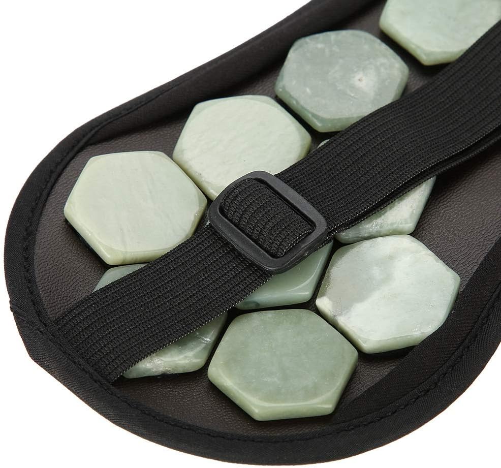 Máscara de ojos de piedra de jade, máscara magnética de germanio de piedra de jade, sombra de ojos para dormir, cuidado de la salud, máscara de ojos