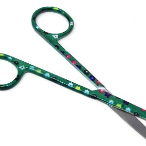 Tijeras de puntada de sutura de 4.5 pulgadas, punta en forma de gancho, reutilizables, de acero inoxidable de calidad premamá (Gardenia) Tijeras de puntada de sutura de 4.5 pulgadas, punta en forma de gancho, reutilizables, de acero inoxidable de calidad premamá (Gardenia)