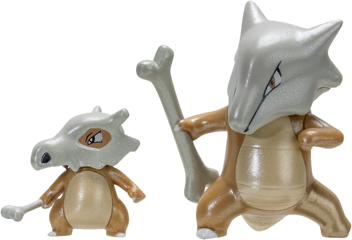 BANDAI – Pokémon  Evolution Pack Bone & Bone  Figura de hueso de 2.0 in + figura de hueso de 3.9 in  JW2774