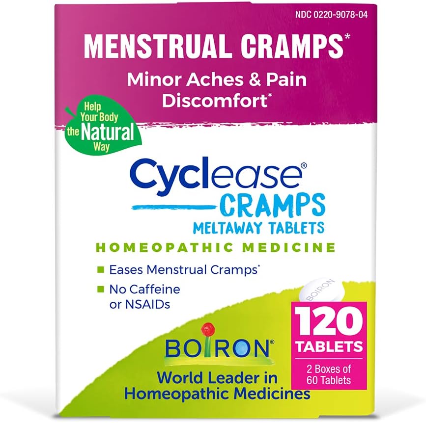 Boiron Cyclease Cramp Twin Pack, 120 tabletas