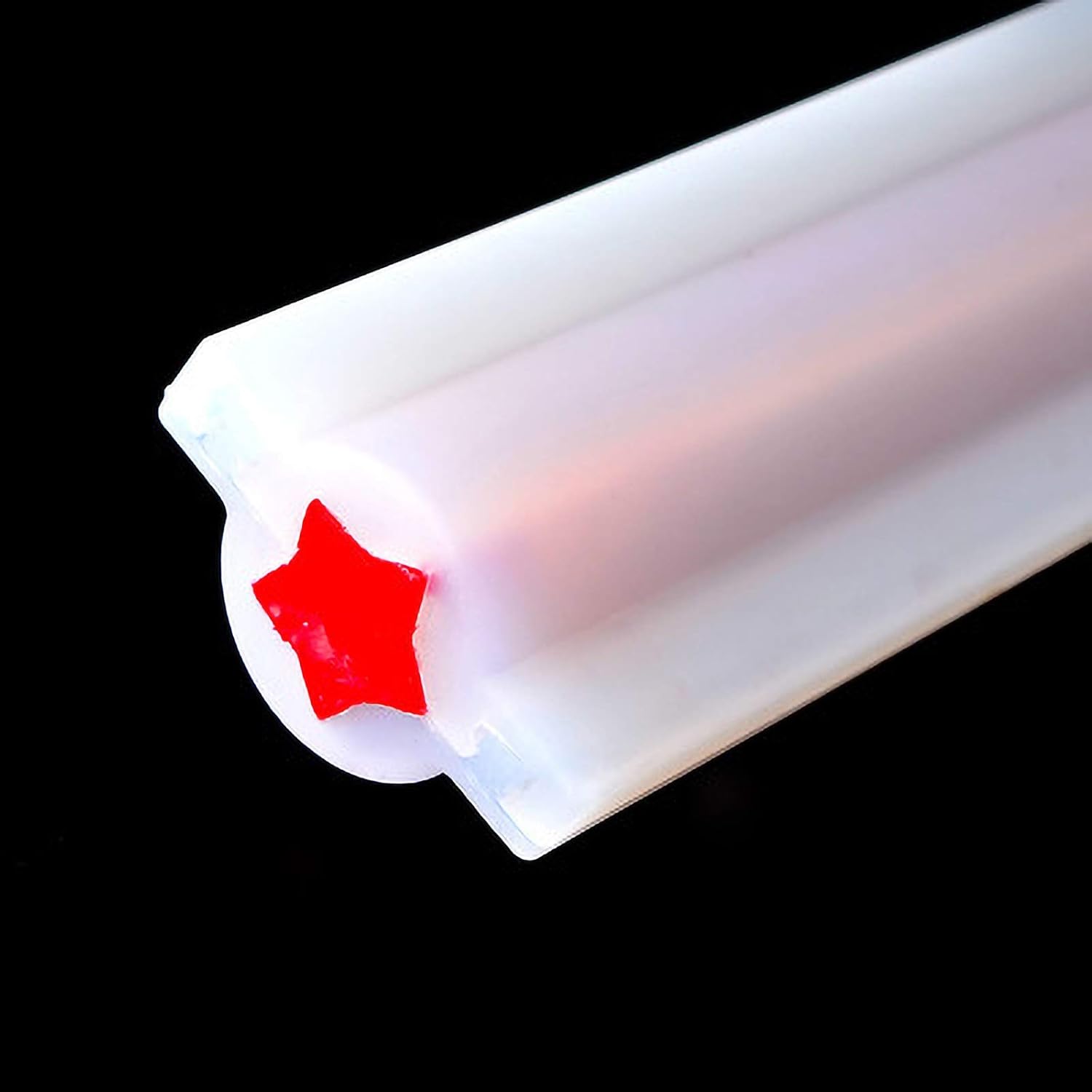 Molde de tubo de jabón en forma de corazón, rollo de mousse para pastel, columna de tubo para sándwich, moldes para jabón, molde de fondant de