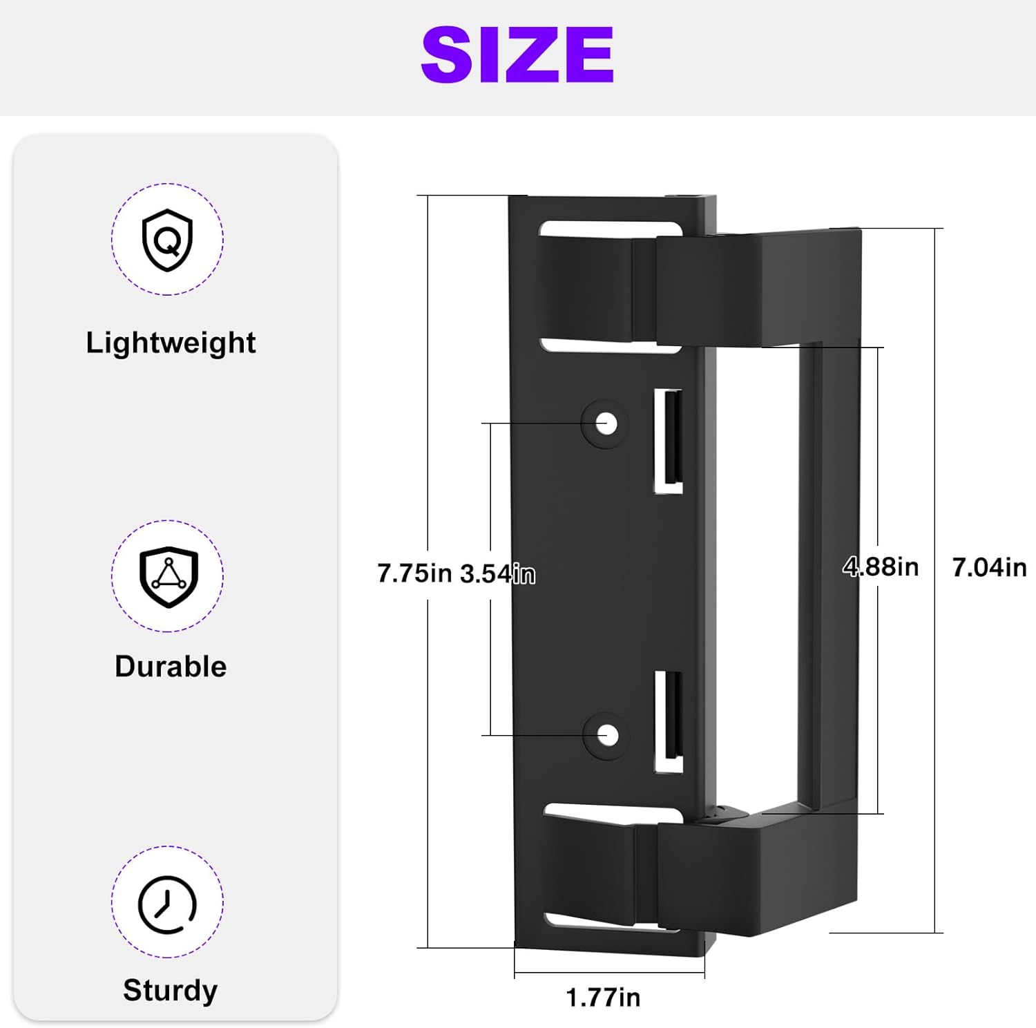 Paquete de 2 manijas de puerta de refrigerador 3316882900 RV para refrigerador Dometic 3316882.900 S, mango Std Dr DM2672, DM2682, DM2872, DM2882