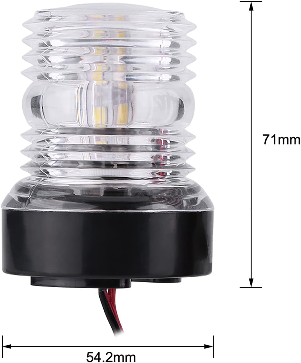 Lámpara LED de navegación para yates, luz de anclaje marina resistente, práctica IP65, impermeable, ultra brillante para barcos