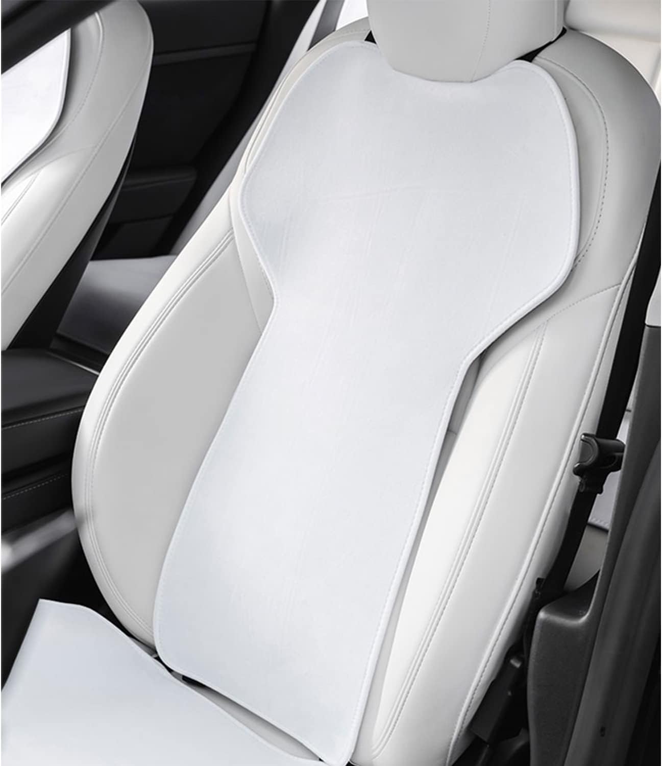 Fundas protectoras para asiento de automóvil, funda de cojín para asiento delantero y trasero del conductor, para el juego de fundas de asiento