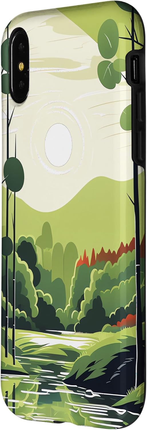 iPhone XXS Bamboo Radiance Nature’s Chromatic Brilliance Shines Case