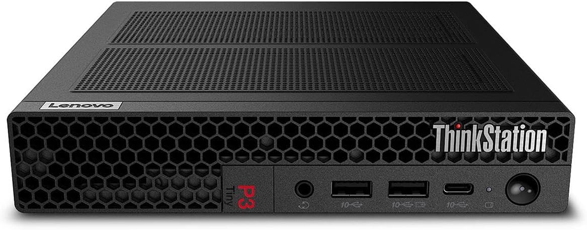 Lenovo ThinkStation P3 Tiny Workstation, Intel Core i7-13700T 1.4GHz, 16GB RAM, 512GB SSD, NVIDIA T1000 8GB, Windows 11 Pro, negro