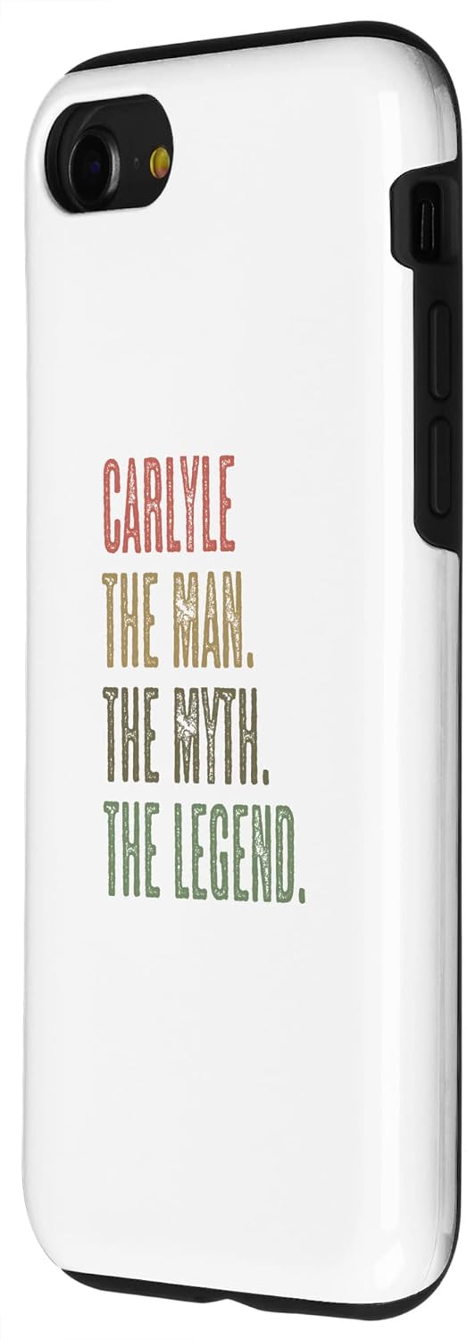 iPhone SE (2020)  7  8 CARLYLE the Man the Myth the LEGEND  FUNNY – Men Boys Name Case