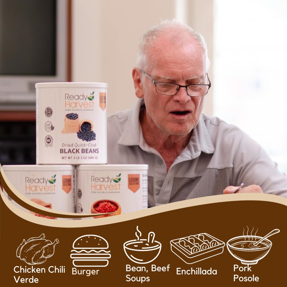 Ready Harvest Quick-Cook Frijoles pintos enlatados Frijoles secos Frijoles secos  Alimentos enlatados  Suministros de alimentos de emergencia