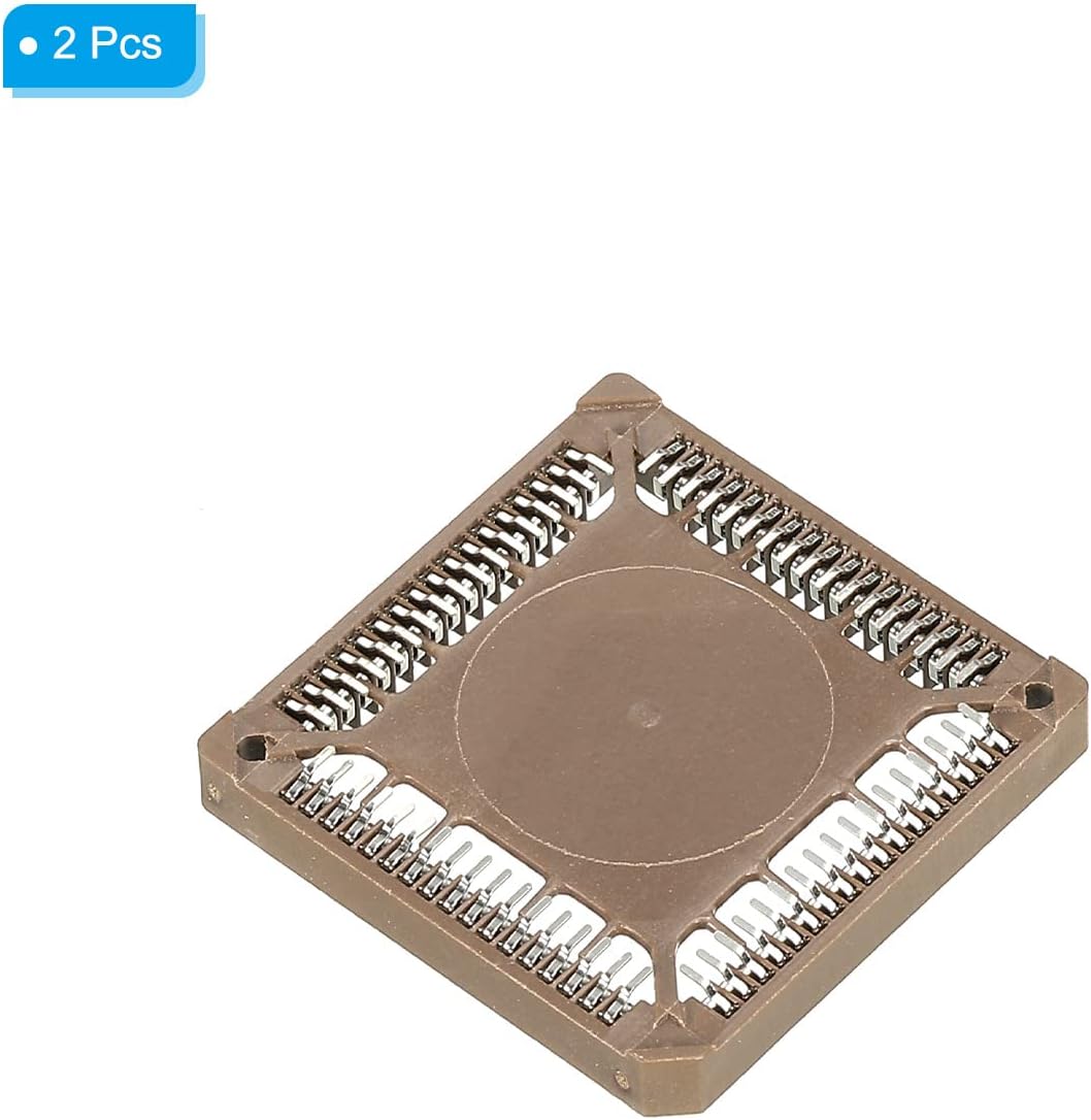 PATIKIL PLCC68P IC Socket 68Pin 0.050 in Pitch SMT Dispositivos montados en superficie para placa PCB Paquete de 2