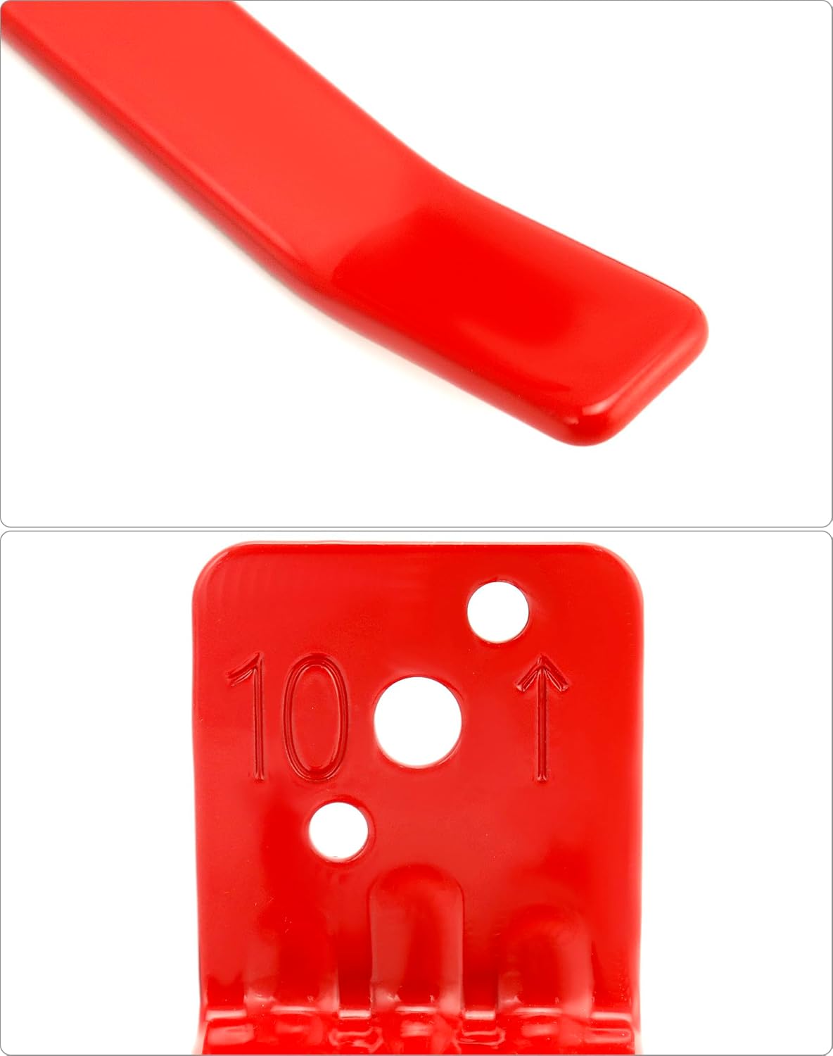 QWORK Soporte para extintor de incendios, paquete de 12 soportes de acero estilo tenedor para extintor, universal para todos los extintores de 5 a