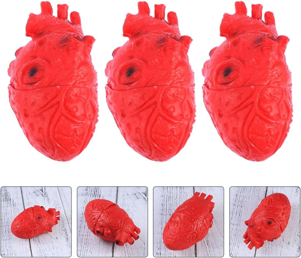 PRETYZOOM Bloody Simulation Heart Halloween Tricky Props Horrible Halloween o decoración de casa embrujada