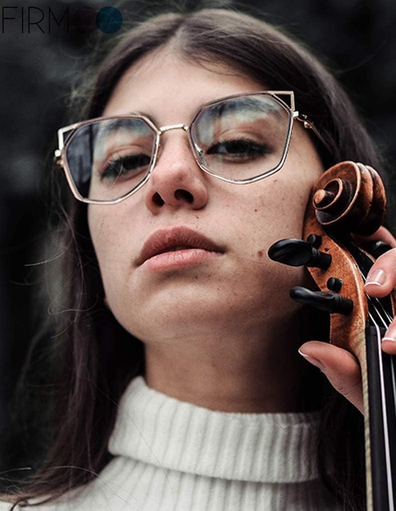 Firmoo Gafas de lectura con bloqueo de luz azul ojo de gato 2023, 1.25, lentes de lectura con protección UV400